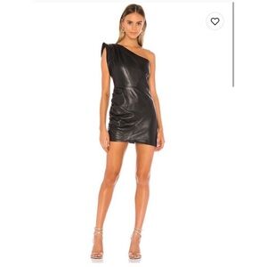 Lamarque NWT Corey Leather Mini Dress